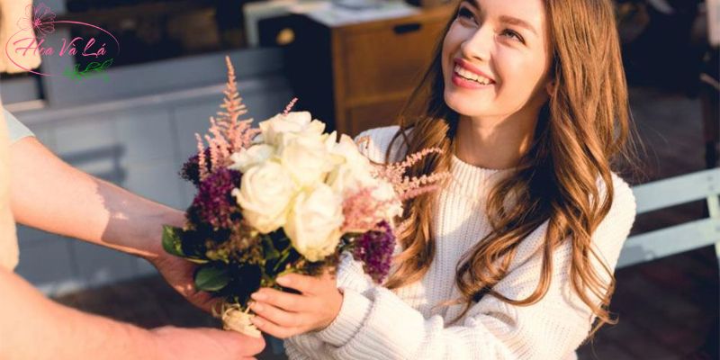 Ý nghĩa của việc bó hoa tặng người yêu