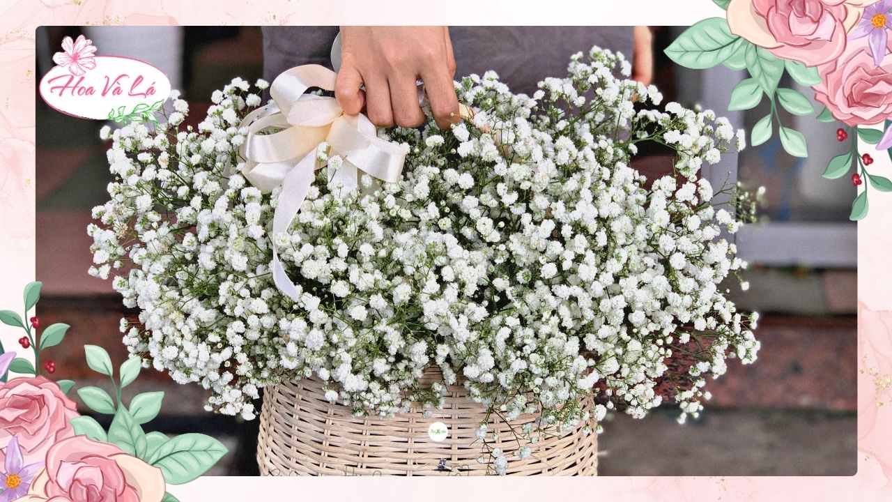 Những dịp đặc biệt dành cho hoa baby trắng