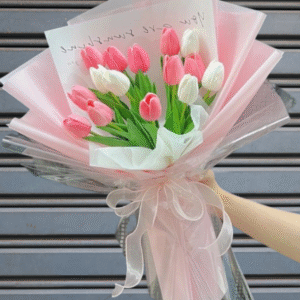 Hoa tulip sáp to