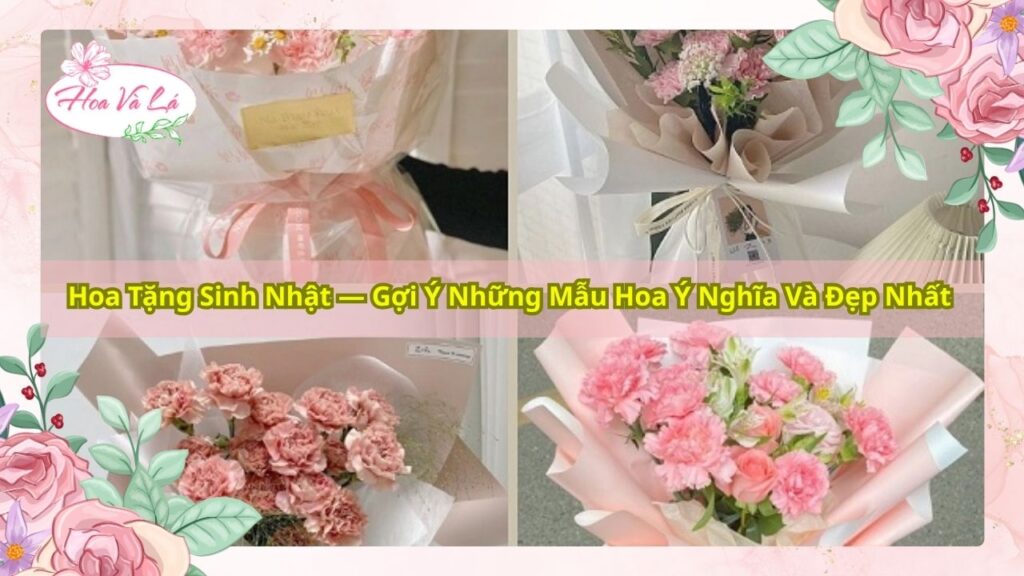 Hoa Tặng Sinh Nhật — Gợi Ý Những Mẫu Hoa Ý Nghĩa Và Đẹp Nhất