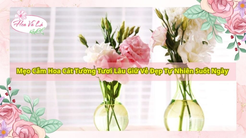 Mẹo Cắm Hoa Cát Tường Tươi Lâu Giữ Vẻ Đẹp Tự Nhiên Suốt Ngày