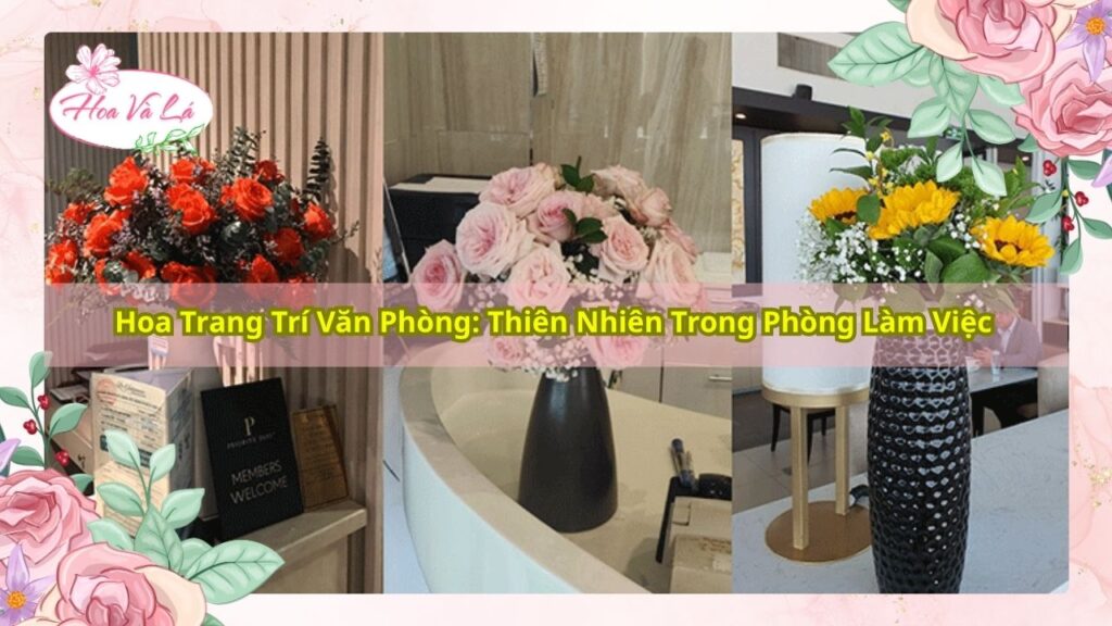 Hoa Trang Trí Văn Phòng: Thiên Nhiên Trong Phòng Làm Việc